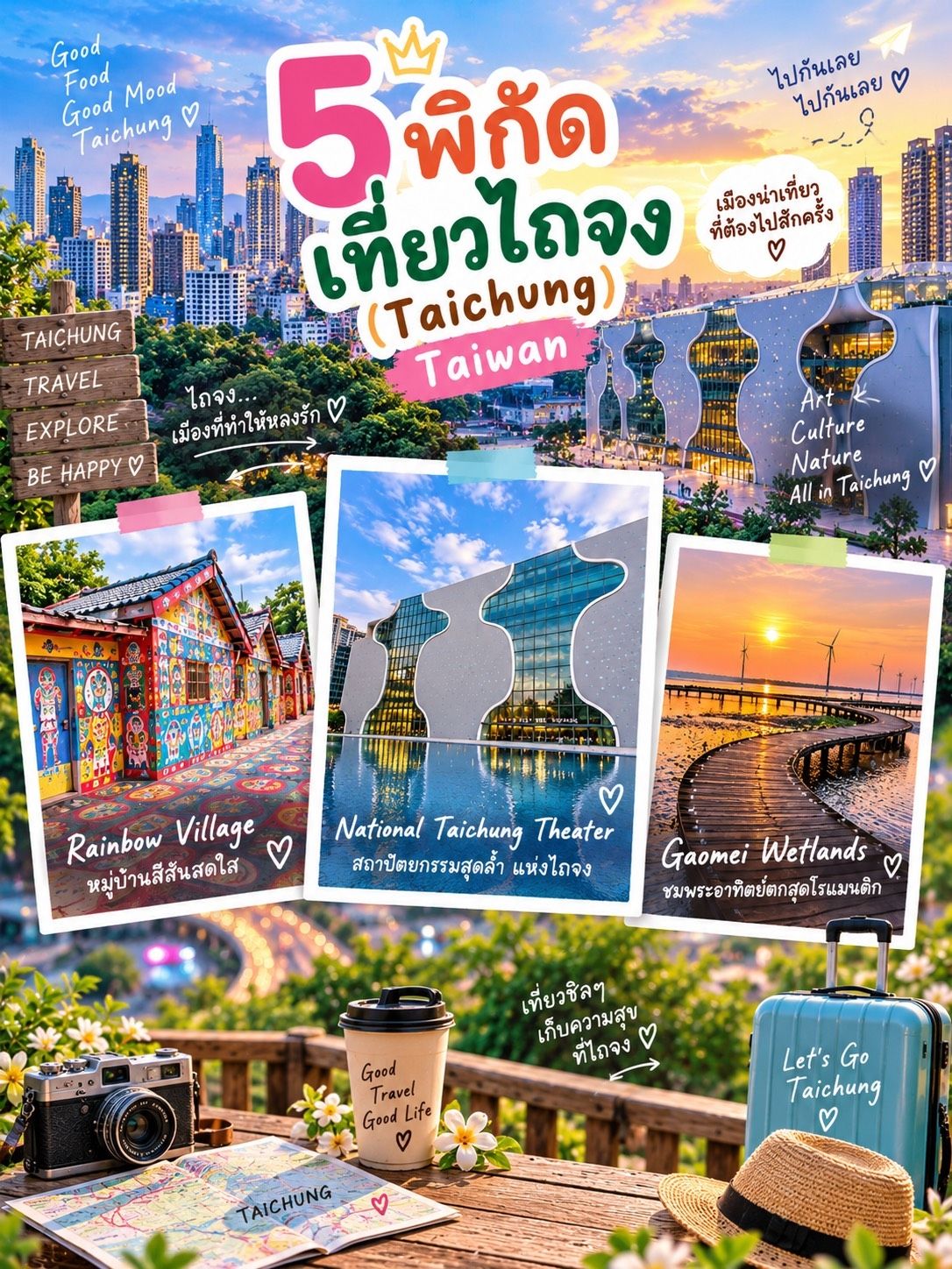  5 Must-Visit Spots in Taichung.