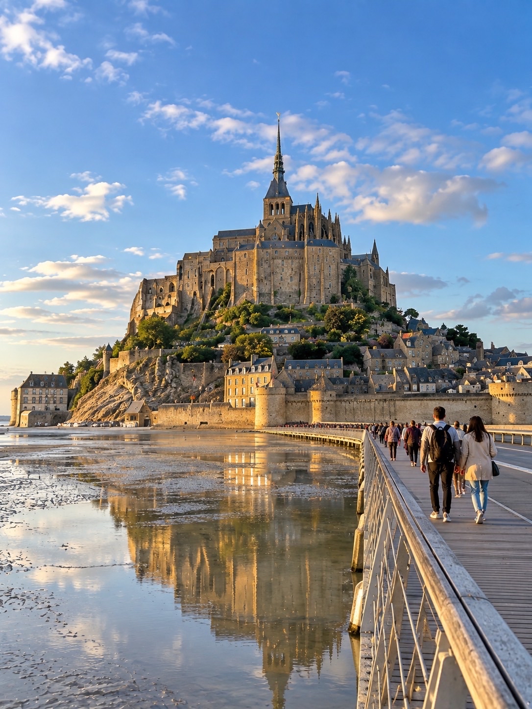 🇫🇷 Mont Saint-Michel เมืองปราสาทกลางทะเลแห่งฝรั่งเศส