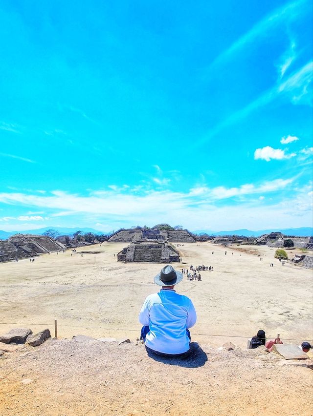 White pyramid in Mexico 