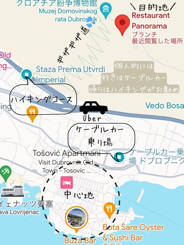 【ドゥブロヴニク/クロアチア】絶対に行くべきPanorama Restaurant 