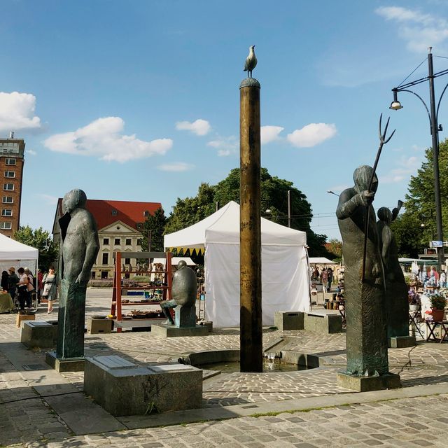 Rostock - seaside city of statues