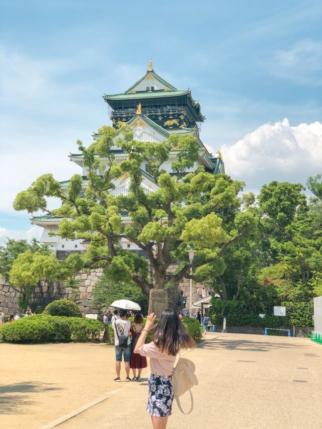 공원이 예쁜 오사카성🏯