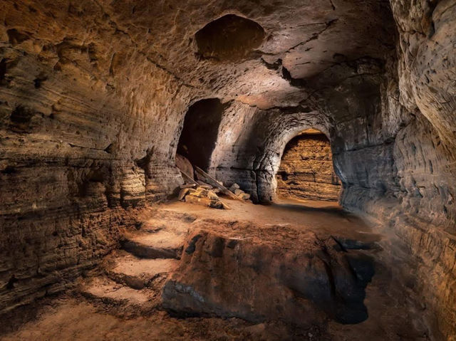 The Hella Caves in South Iceland
