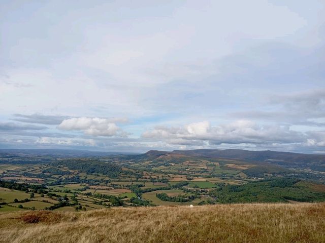 The Black Mountains and the Crawnon Valley