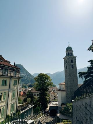🌄Monte Brè in Lugano, Switzerland overlooking the lake and mountains | A niche but stunning travel destination!