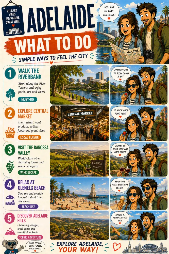 阿德萊德的悠閒時光。