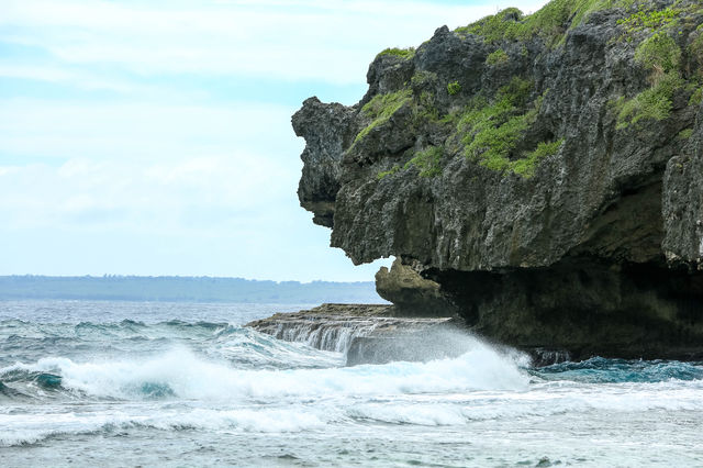 Saipan Island popular check-in spot: Crocodile Head Beach