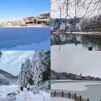 大雪將至，九宮山的雪景絕對不能錯過！❄️ 位於咸寧市通山縣的九宮山，是一個讓人流連忘返的地方