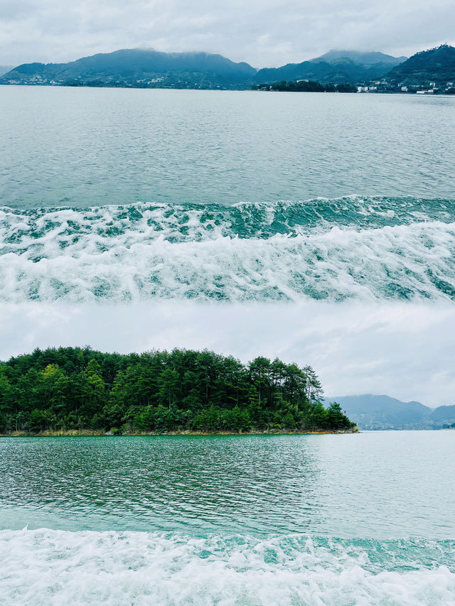 換一個玩法乘船覽東江湖美景