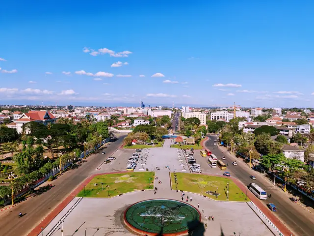 In Laos, there is also a must-visit Arc de Triomphe