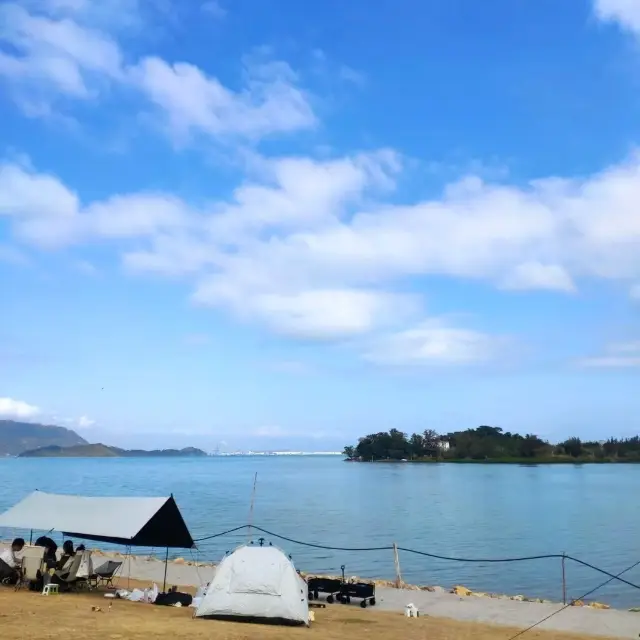 帶娃露營好去處|大鵬壩光濕地公園