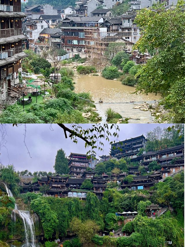 芙蓉鎮|瀑布上的千年古鎮，像夢裡的場景