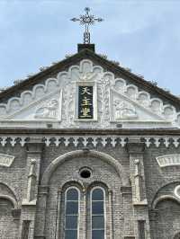 朔州老城天主教堂｜哥特式建築，十分壯觀，景美人少，免費參觀
