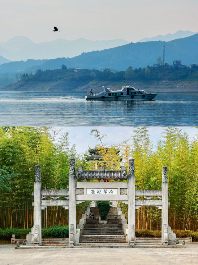 陝西的千島湖有多美。
