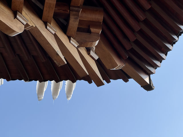 大雪後遊徑山寺