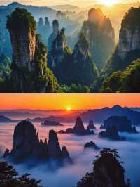 張家界旅遊文案及攻略：仙境之旅，邂逅奇峰異石