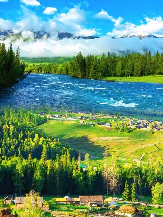 You have to go to Kanas, known as "Pure Land on Earth"!