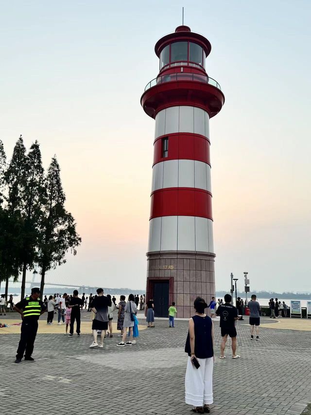 魚嘴濕地最美夕陽地