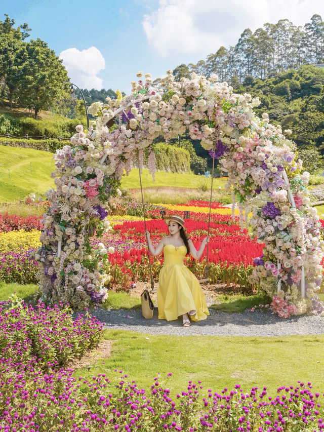 天人山水這片花海美到失語！！闖入莫內花園
