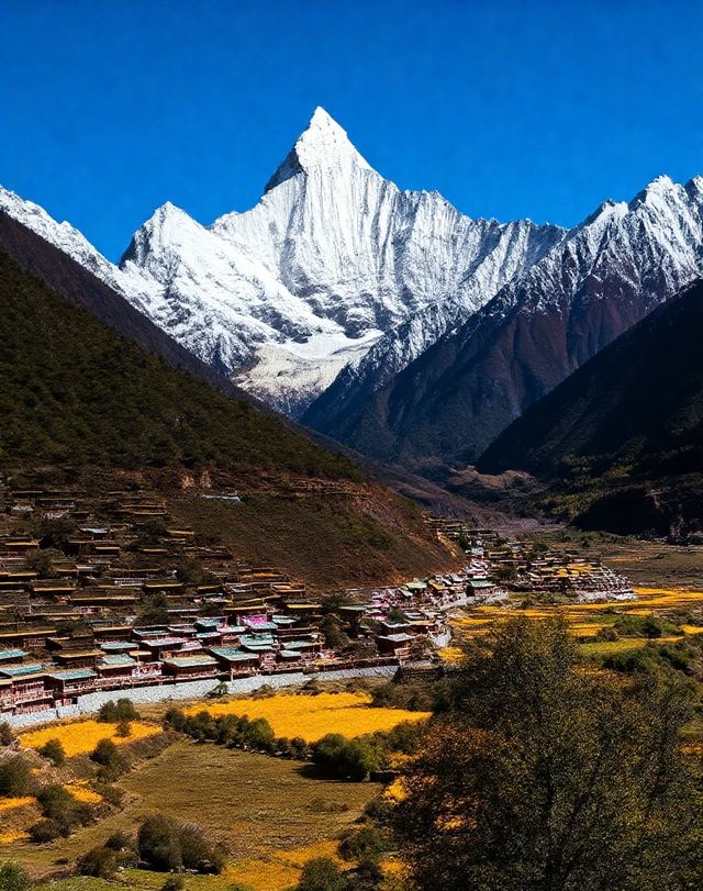 色季拉山|震撼的雪山景觀|藏地風情與自然奇觀的完美交觸