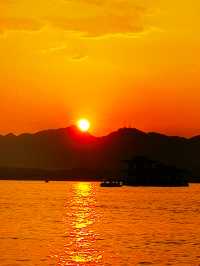 杭州西湖必看絕美夕陽
