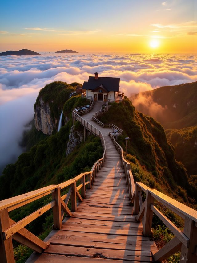 秋日水長城美景