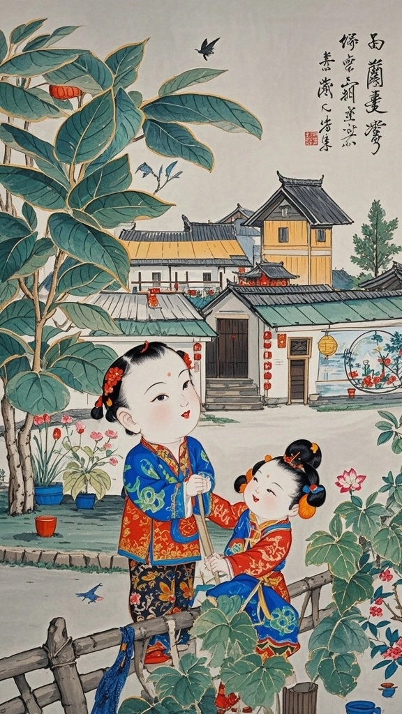 綿竹年画　中国絵画 中国 綿竹年画 画集 切手 コレクション - メルカリ