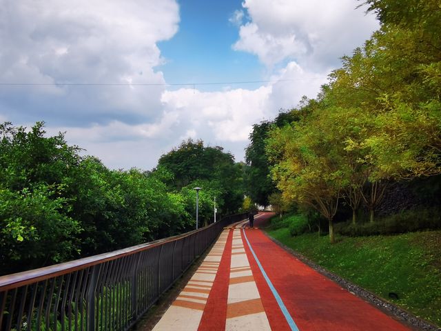 雨過天晴的自貢鳶山公園 雨過天晴的自貢鳶山公園