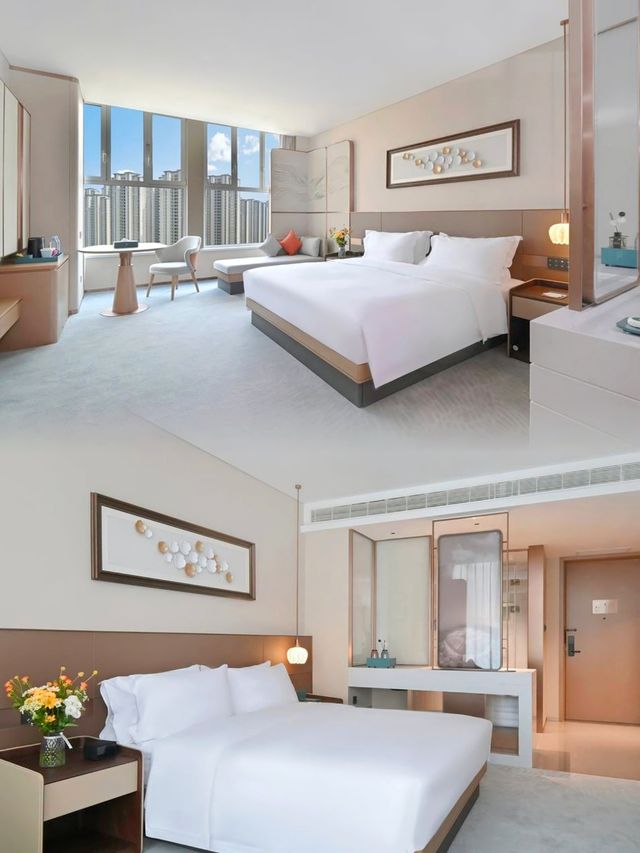 青島上合寶藏酒店!中式園林風+靜謐度假感,遛娃出差都適配 青島上合寶藏酒店!中式園林風+靜謐度假感,遛娃出差都適配