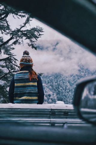 川西ドライブ、巴朗山での渋滞中に人生の写真をゲット