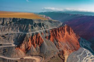 Ghostly Colored Rocks, a Secret Canyon