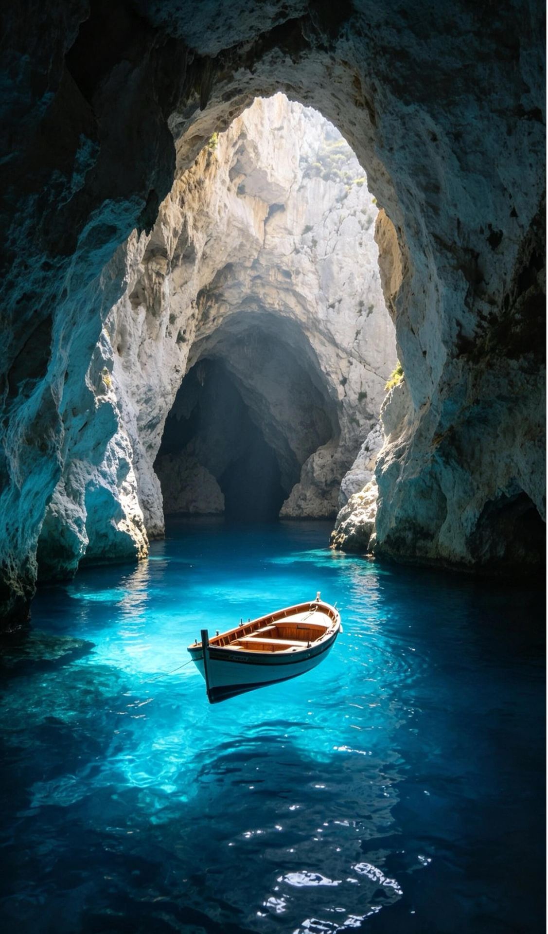 Hố Xanh Zakynthos, Hy Lạp | Hang Khoan Biển hình dạng giống thạch