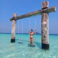 The island hopping at Victoria cliff resort 