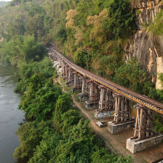 "ทางรถไฟสายมรณะ" พิกัดกาญที่ต้องเช็คอิน