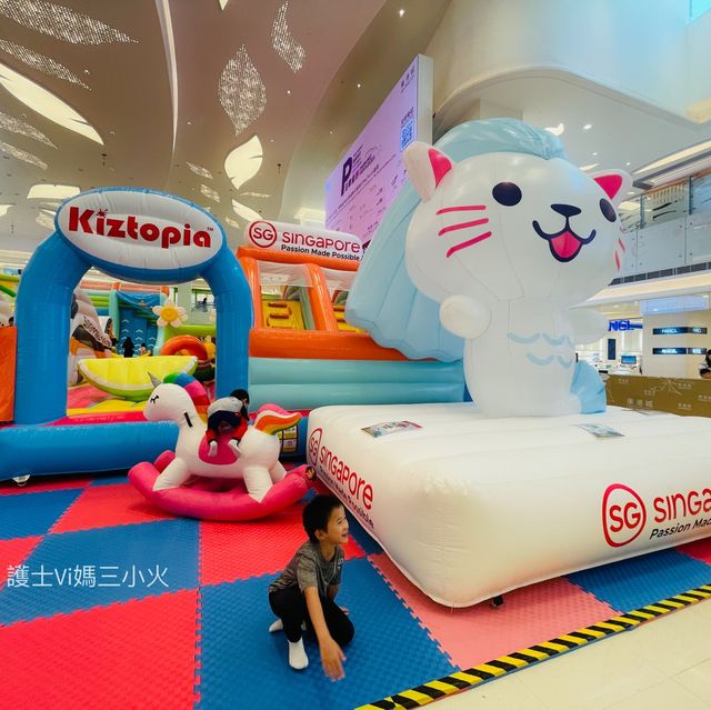 《5000呎彈床城堡|暑假彈到東港城》