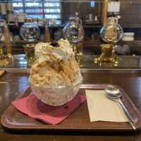 神戸市西区！珈琲専門店がつくるキャラメルかふぇ氷1070円