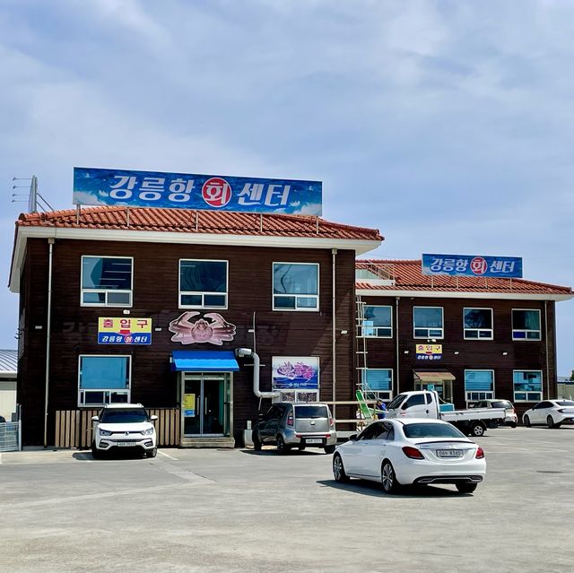 푸짐한 인심, 신선한 횟감 강릉항 회센터 솔향 횟집🐠