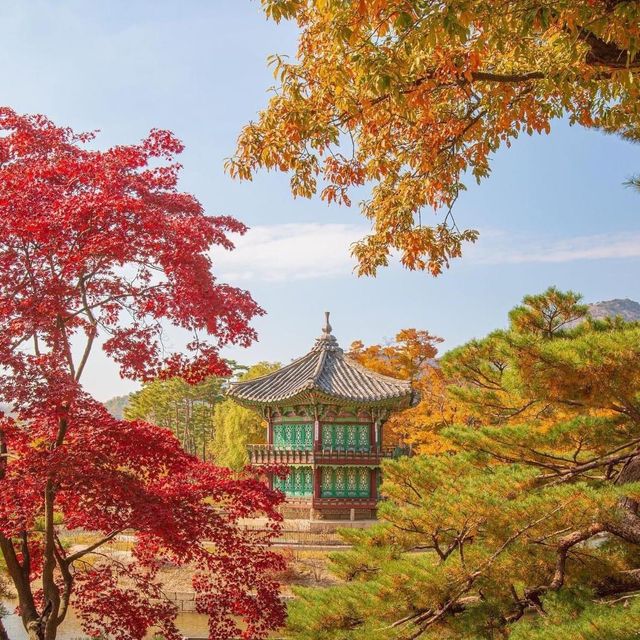 Hyangwonjeong Pavilion of Gyeongbokgung  