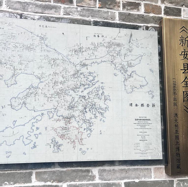 繁華鬧市之中的古城