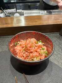 日本師傅親自烹調鐵板燒  A4和牛融化大滿足