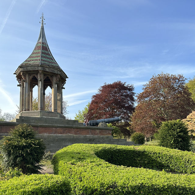 City park in Nottingham, Arboretum