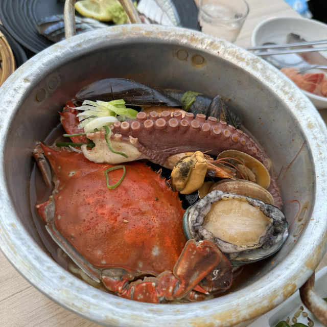 제주바다 보며 즐기는 해산물