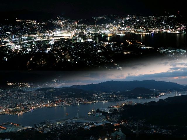 🌏環遊世界🌐狂風冷凍仍堅持•長崎稻佐山