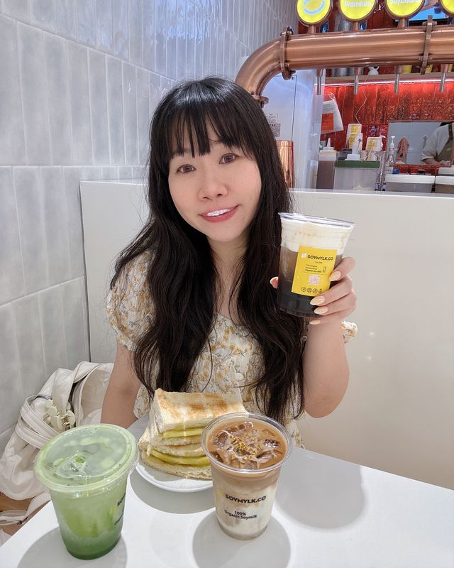 全港首創豆奶蓋 