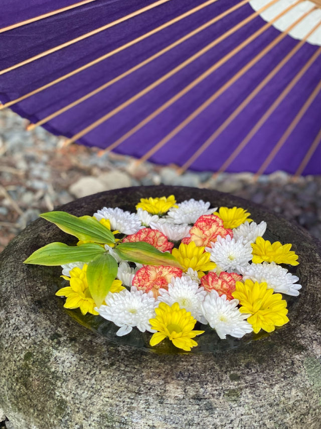 【帯広】花手水で大人気の帯廣神社