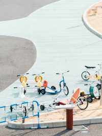 自転車が乗り放題の青空サイクリングスポット✨