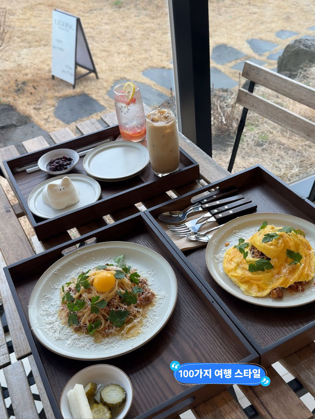 제주 별미 흑돼지로 만든 김치 필라프 ✨ 인생 오므라이스였어요 ❣️