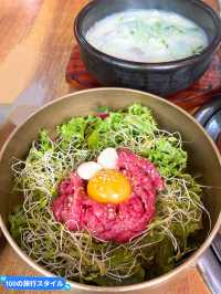 【仁川】24時間食べられる有名料理長の最高ユッケピビンパ✨