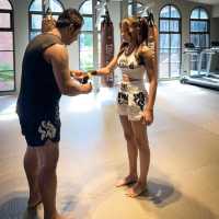คลาสเรียนมวยที่ Thai Fight Hotel