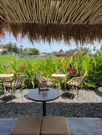 Cafe surrounded Ubud rice fields🌾